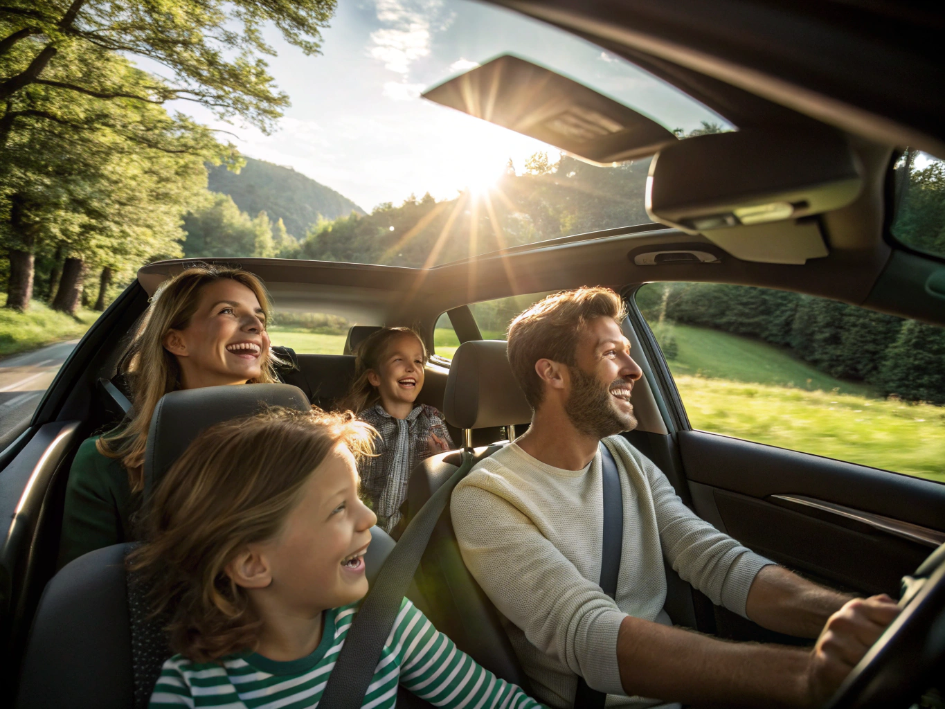 Weekend road trip adventure